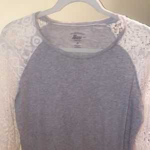 Bass crochet long sleeve top